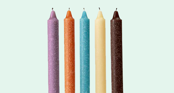 B5 VELAS DE COLORES 